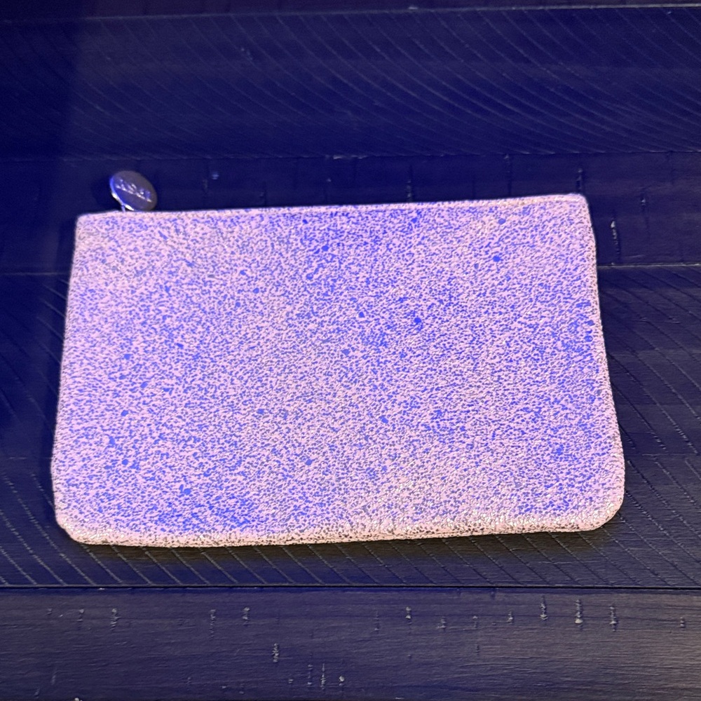 Ipsy pink Textured Makeup Pouch